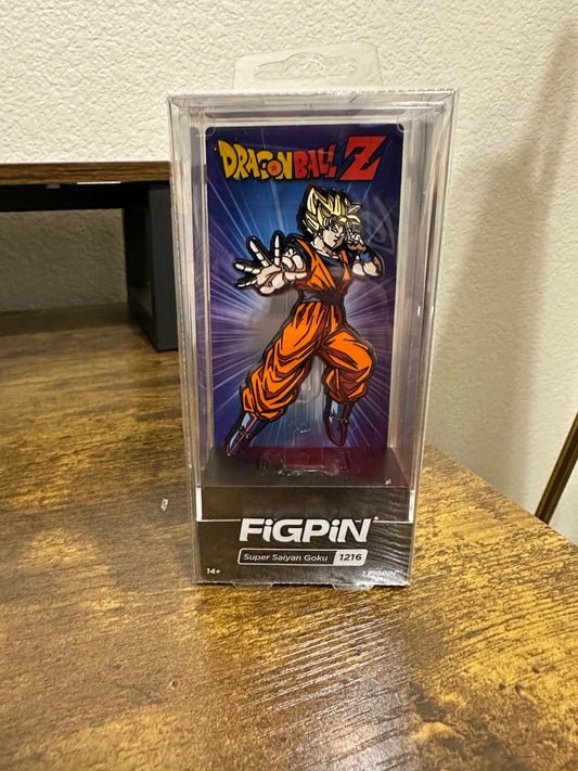 FiGPiN Dragon Ball Z Super Saiyan Goku (1216) Locked